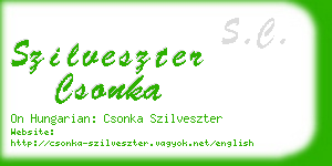 szilveszter csonka business card